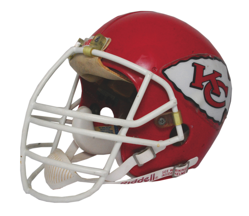1960's Kansas City Chiefs Game Worn Helmet.  Football, Lot #83169