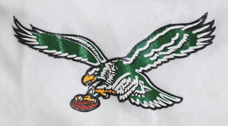 Vintage Philadelphia Eagles Logo 7 White Jersey M NFL Jim McMahon