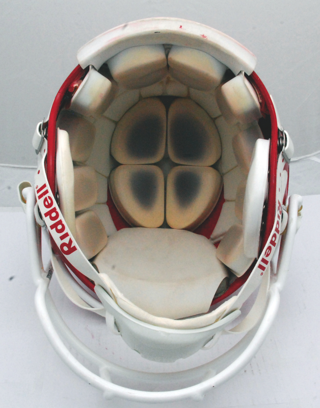 Lot Detail - 2004 Eric Moulds Buffalo Bills Game-Used Helmet (Bills COA)