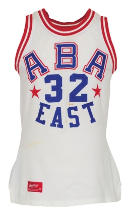 1974 Julius “Dr. J” Erving ABA Eastern Conference All-Stars Game-Used Uniform (2) (Trautwig Collection) (Trautwig LOA)