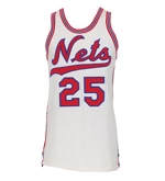Circa 1970 Bill Melchionni New York Nets ABA Game-Used Home Jersey (Trautwig Collection) (Trautwig LOA)