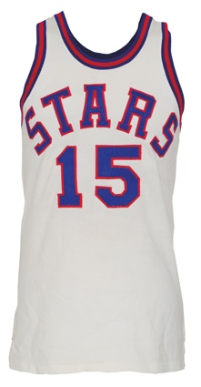 1971-72 Jimmy Jones Utah Stars ABA Game-Used Home Uniform (2) (Trautwig Collection) (Trautwig LOA)