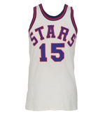 1971-72 Jimmy Jones Utah Stars ABA Game-Used Home Uniform (2) (Trautwig Collection) (Trautwig LOA)