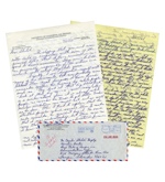 7/25/1968 & 8/27/1968 John Wooden UCLA Hand-Written Letters to HOFer Stretch Murphy About Lew Alcindor (2) (Tremendous Content) (JSA)