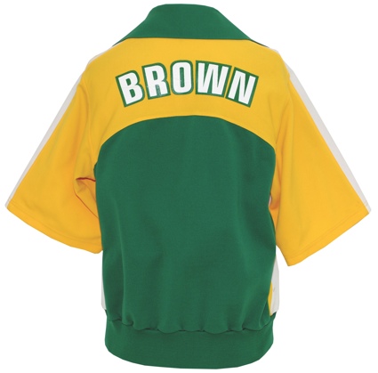 Late 1970’s “Downtown” Freddie Brown Seattle SuperSonics Worn Warm-Up Suit (2)