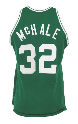 Early 1980’s Kevin McHale Boston Celtics Game-Used Road Jersey