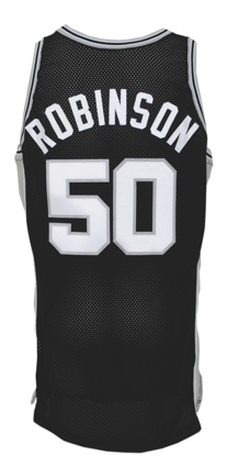 1996-97 David Robinson San Antonio Spurs Game-Used Road Jersey