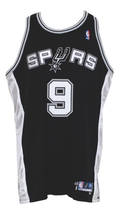 2005-06 Tony Parker San Antonio Spurs Game-Used Road Jersey