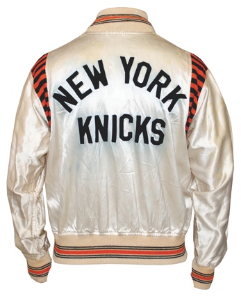 1951-52 Tom Smith NY Knicks Worn Warm-Up Jacket (Extremely Rare)