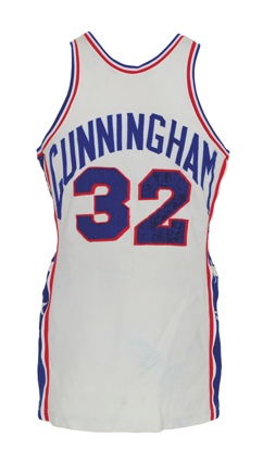 1971-72 Billy Cunningham Philadelphia 76ers Game-Used Home Knit Jersey