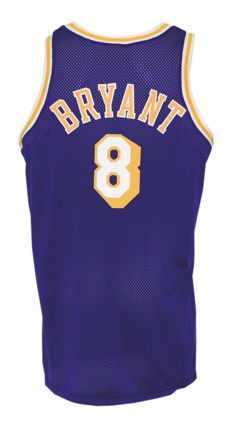 1998-99 Kobe Bryant Los Angeles Lakers Game-Used Road Jersey