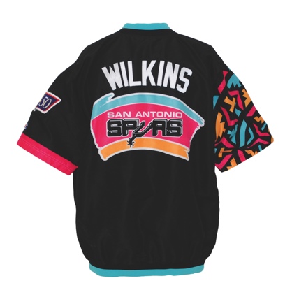 1996-97 Dominique Wilkins San Antonio Spurs Worn Warm-Up Jacket