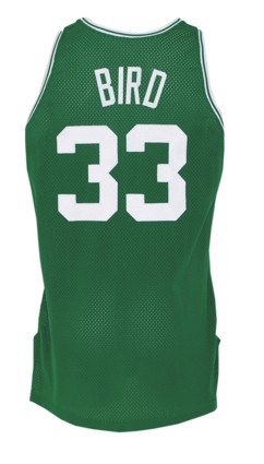 1991-92 Larry Bird Boston Celtics Game-Used & Autographed Road Jersey (JSA)