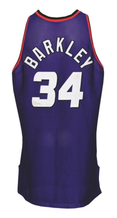 1992-93 Charles Barkley Phoenix Suns Game-Used Road Jersey (MVP Season)