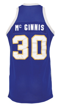 Circa 1979 George McGinnis Denver Nuggets Game-Used Road Jersey
