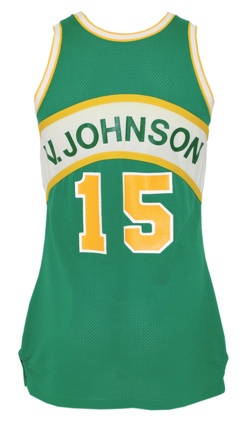 1979-80 Vinnie Johnson Rookie Seattle SuperSonics Game-Used Road Jersey