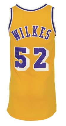 1984-85 Jamaal Wilkes Los Angeles Lakers Game-Used Home Jersey