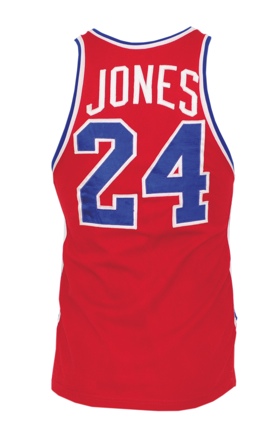 1970-71 Wali Jones Philadelphia 76ers Game-Used Road Jersey
