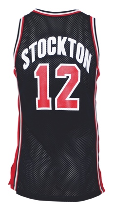 1992 John Stockton USA Olympic Dream Team Game-Used Road Jersey