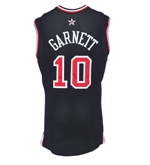 2000 Kevin Garnett USA Olympic Game-Used Road Jersey