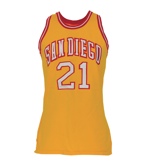 1973-74 Austin “Red” Robbins ABA San Diego Conquistadors Game-Used Road Jersey (Trainer LOA)