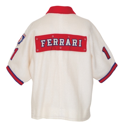 1958-59 Al Ferrari St. Louis Hawks Worn Fleece Home Warm-Up Suit (2) (Ferrari Collection) (Ferrari LOA) (Very Rare)