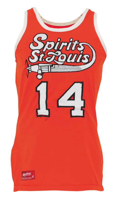 Lot Detail - 1975-76 Freddie Lewis Spirits of St. Louis ABA Game-Used ...