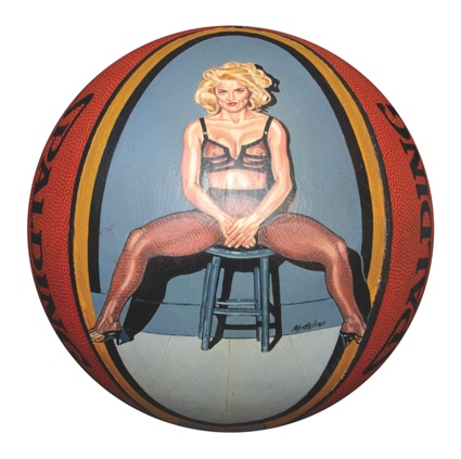 Madonna Hand-Painted Basketball (Rodman Collection) (Rodman LOA)