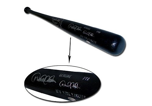 Derek Jeter Autographed Game Model Bat (MLB Auth) (Steiner COA)