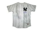 Derek Jeter Autographed Yankees Authentic Home Pinstripe Jersey (Signed on Front) (MLB Auth) (Steiner COA)