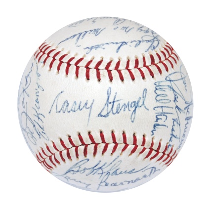 1964 NY Mets Team Autographed Baseball (JSA)