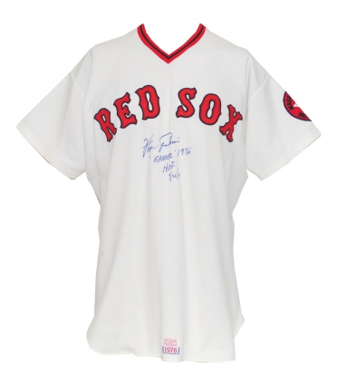 1976 Fergie Jenkins Boston Red Sox Game-Used & Autographed Home Jersey (JSA)