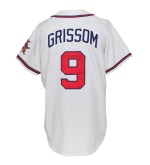 1995 Marquis Grissom Atlanta Braves Game-Used & Autographed Home Jersey (Championship Season) (JSA)