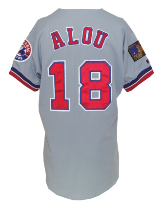 1994 Moises Alou Montreal Expos Game-Used Road Jersey