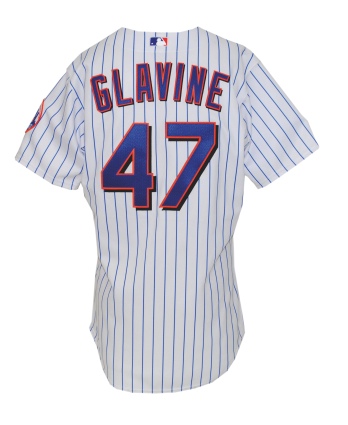 2003 Tom Glavine NY Mets Game-Used Home Jersey