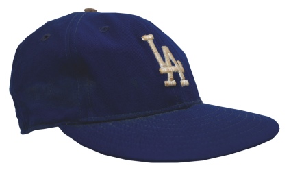 1974-76 Walter Alston LA Dodgers Manager’s Worn & Autographed Cap (JSA)