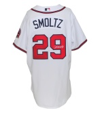 2006 John Smoltz Atlanta Braves Game-Used & Autographed Home Jersey (JSA)