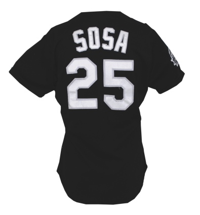 1991 Sammy Sosa Chicago White Sox Game-Used Alternate Jersey