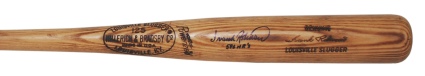 1973-74 Frank Robinson California Angels/Cleveland Indians Game-Used & Autographed Bat (JSA) (PSA/DNA Graded 7.5)