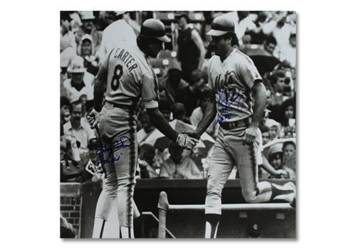 Gary Carter and Keith Hernandez Autographed 16” x 20” Photo