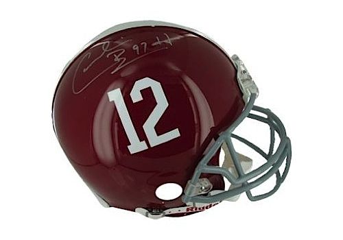 Cornelius Bennett Autographed Alabama Full-size Helmet (Steiner COA)