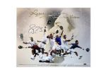 Roger Federer Autographed Grand Slam Victories Collage 16x20 Photograph (Steiner COA)