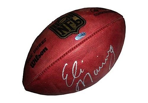 Eli Manning NFL Duke Football (Steiner COA)