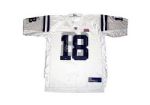 Peyton Manning Autographed White SB XLI Replica Colts Jersey (Steiner COA)