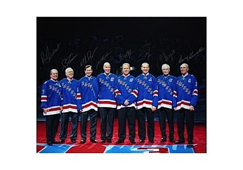 New York Rangers Legends Multi Signed Horizontal 16x20 Photo (LE/ 500) (Steiner COA)