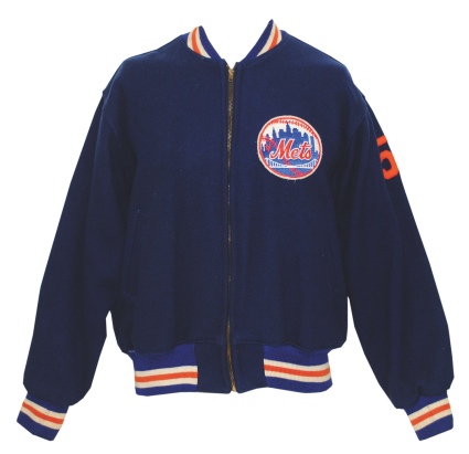 1962 Hobie Landrith NY Mets Worn Cold Weather Jacket (Inaugural Season) (Rare)