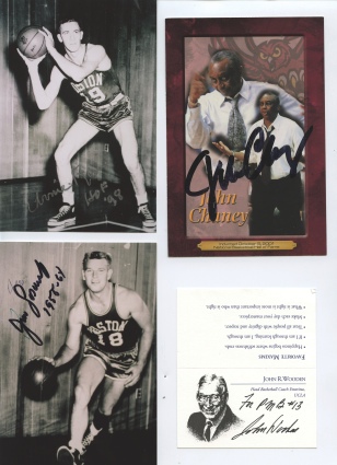 Lot of Basketball Autographed Photos (33) (JSA)