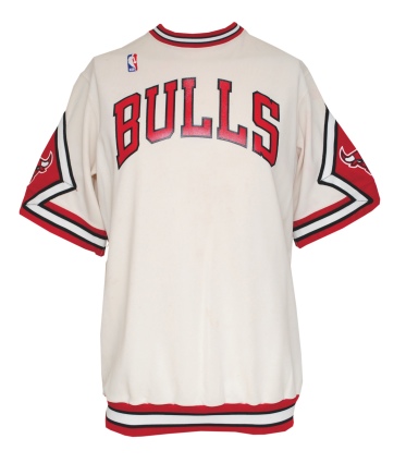 1988-89 Sam Vincent Chicago Bulls Worn Shooting Shirt