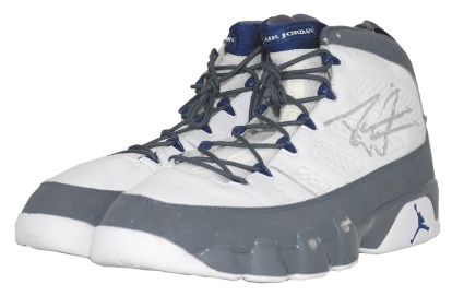 Darius Miles LA Clippers Game-Used & Autographed Sneakers & Latrell Sprewell NY Knicks Game-Used & Autographed Sneakers From DJs Collection (2) (Family LOA) (JSA)