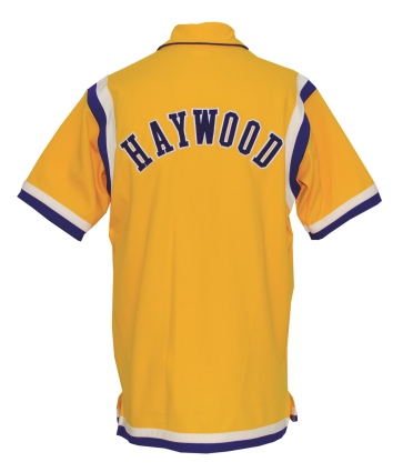 1979-80 Spencer Haywood LA Lakers Worn Home Warm-Up Jacket
